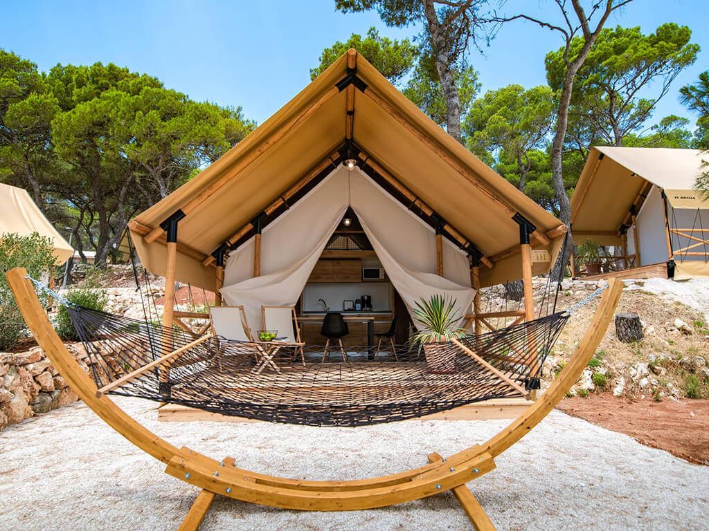 Pardon Legacy Ster Glamping tent Two bedroom safari tent (2+2) - Camping Arena One 99 Glamping  (ex. Arena Pomer), Premantura/Pula - Istria