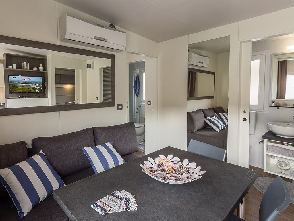 Campsite Porton Biondi Premium Seaview mobile homes interior I