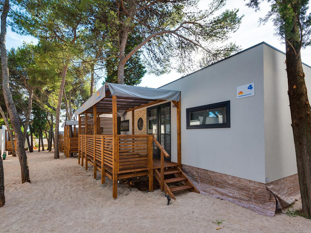 Camping Imperial Vodice mobile homes terrace view II