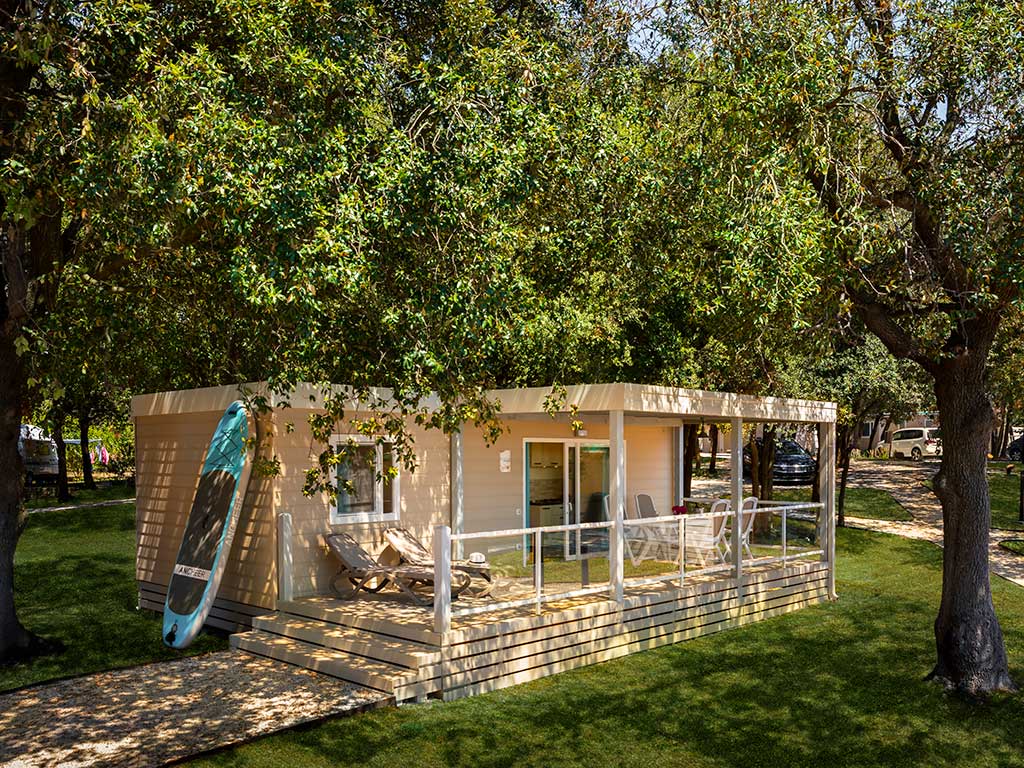 Naturist Campsite Koversada Superior Mobile Homes Exterior