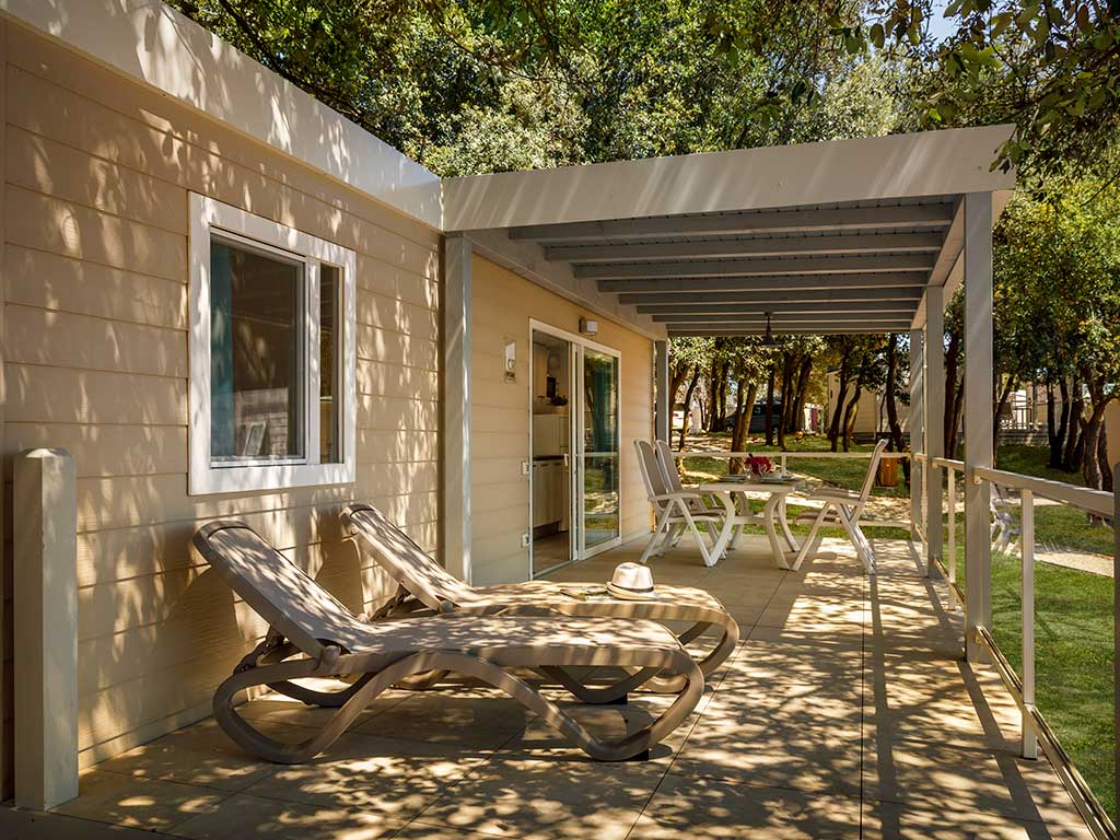 Naturist Campsite Koversada Superior Mobile Homes Terrace