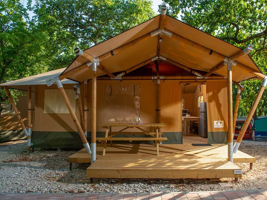 Glamping Tent Safari Luxe XL Exterior 4