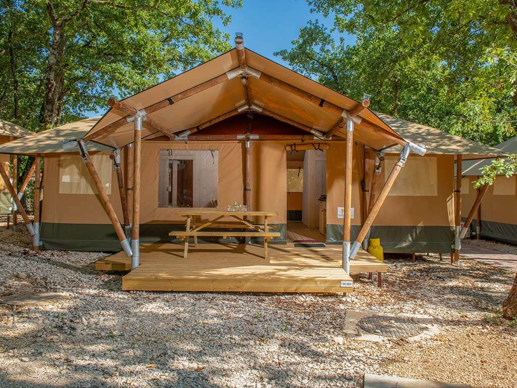 achter uitslag Eigendom Mobile home Safari Luxe XXL Tent - Campsite Valkanela, Vrsar - Istria