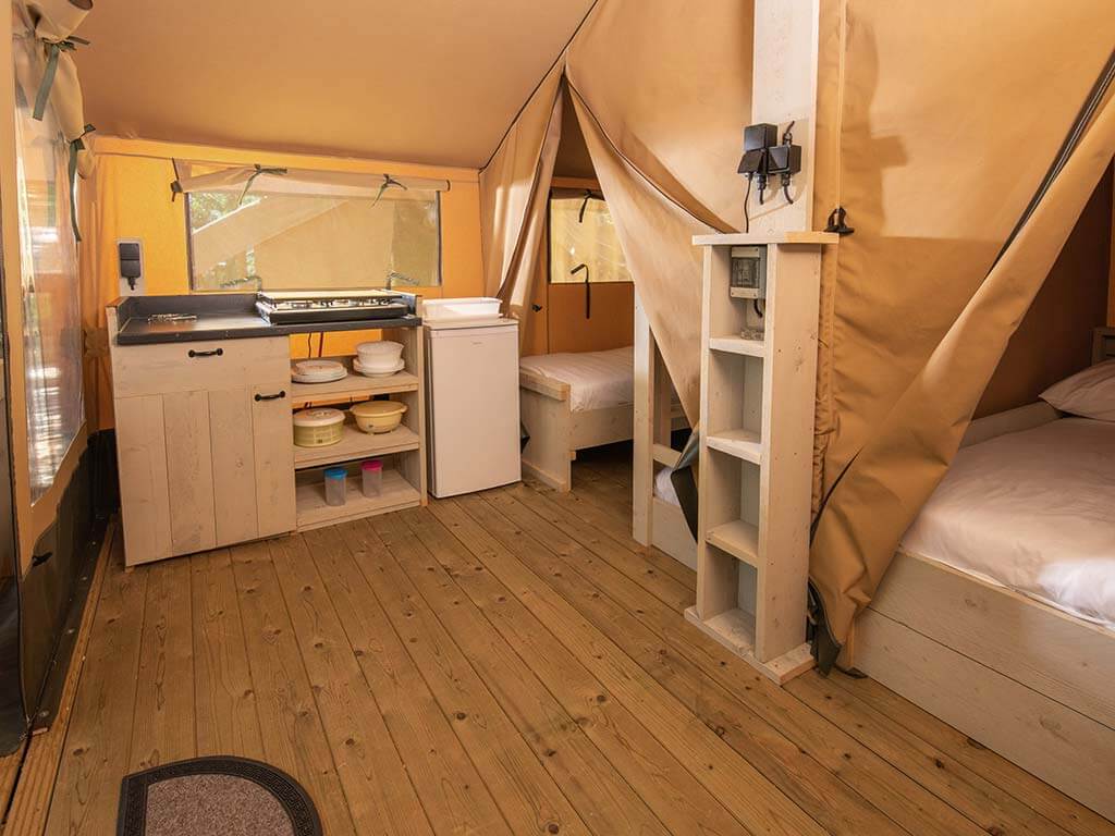 Equipped Tent Glamping Interior 2 1