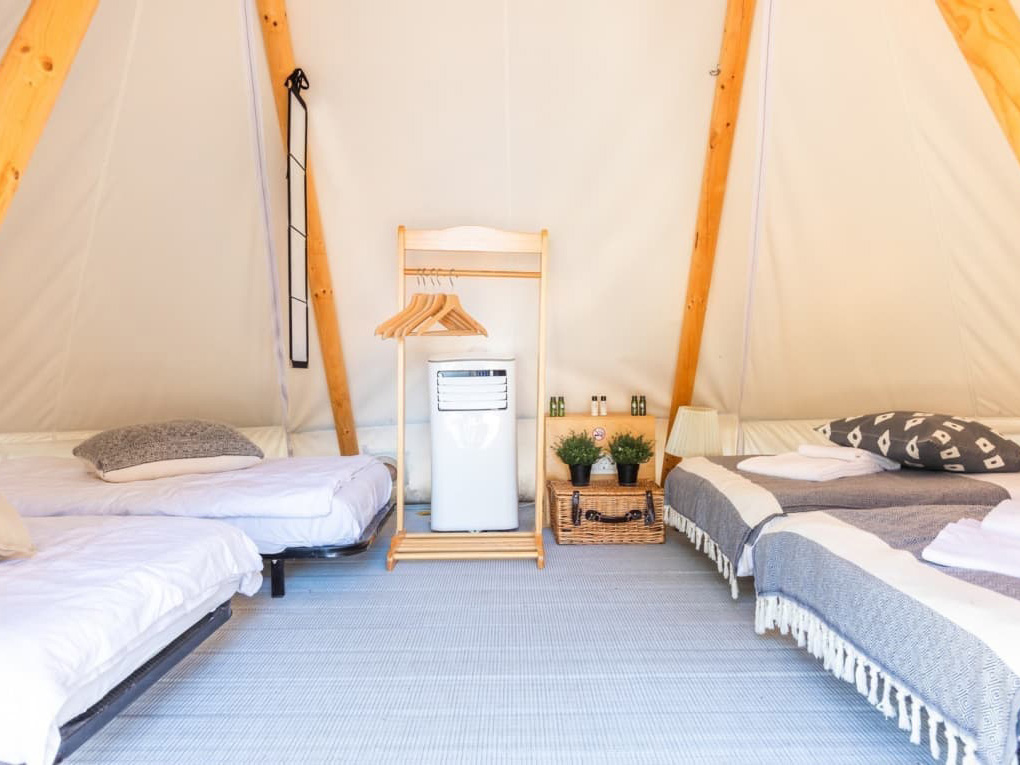 Obonjan Island Resosrt Glamping Tent Bell Tent Interior Beds I 1
